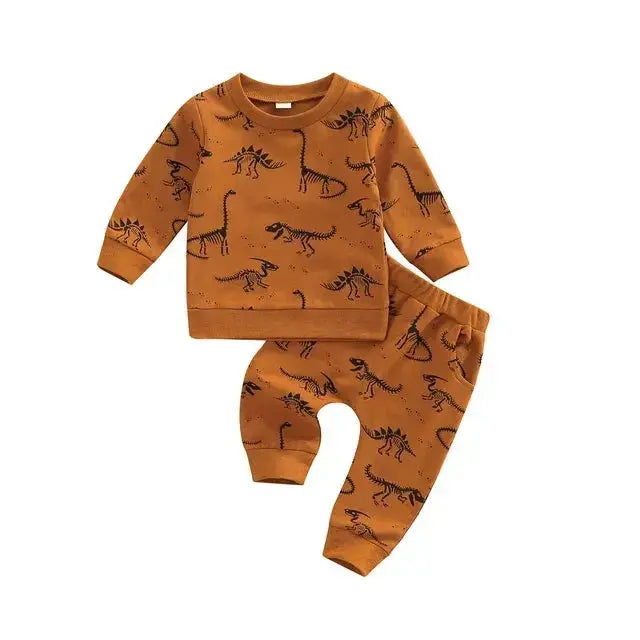 Baby Clothes Newborn Girl Boy 2Pcs Cotton Rainbow Fall Outfits Girls Clothing Suit