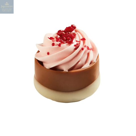 Bach - raspberry ganache cupcake 17.2g - Jag Couture Chocolates
