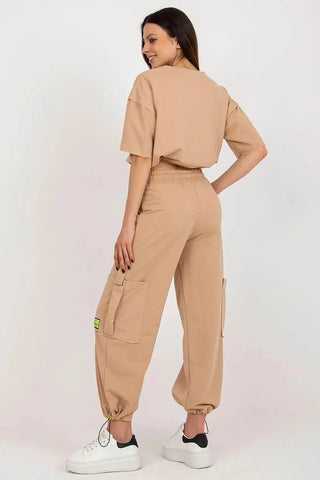 Badu Blouse and Pants Tracksuit Set
