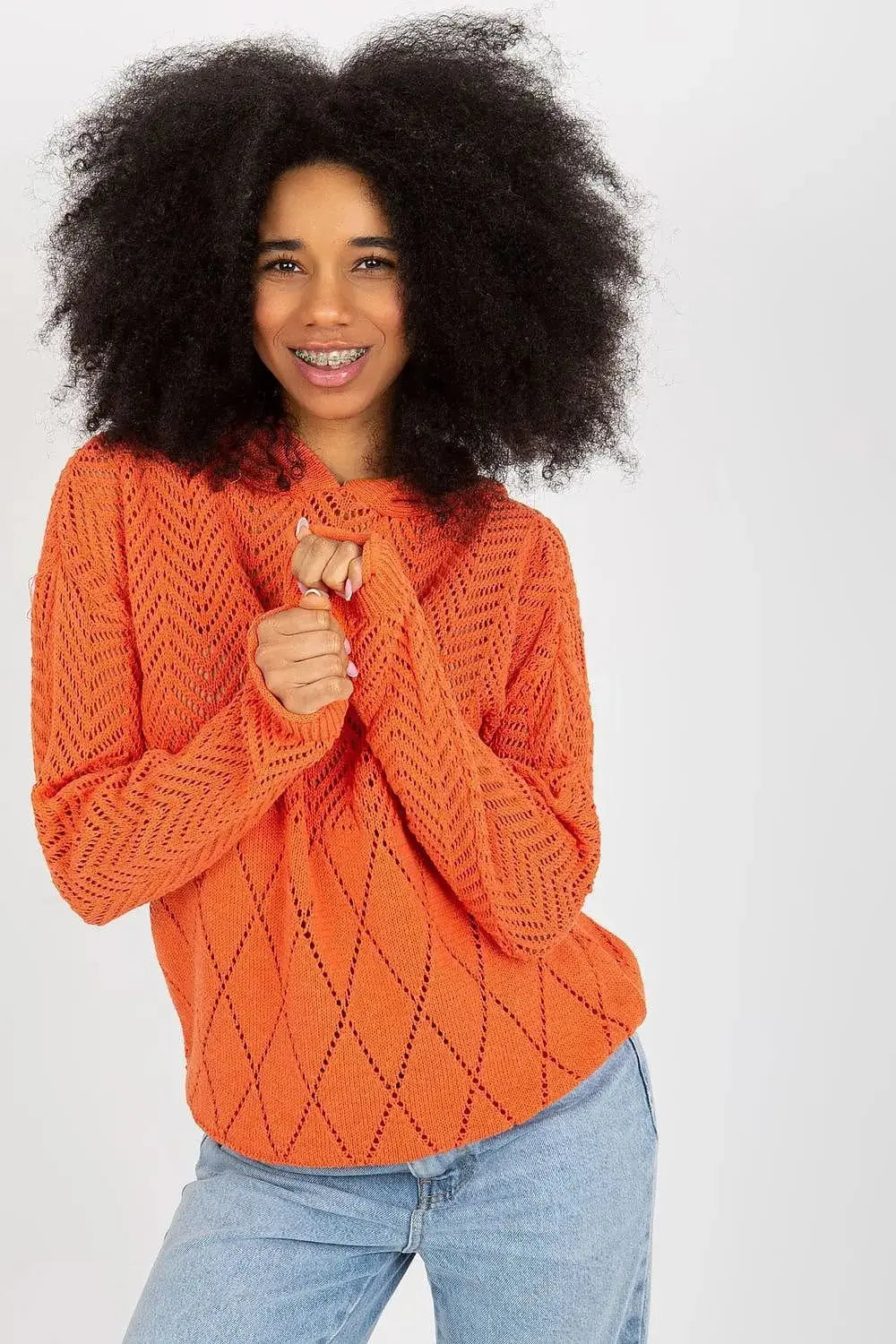 Badu summer openwork sweater