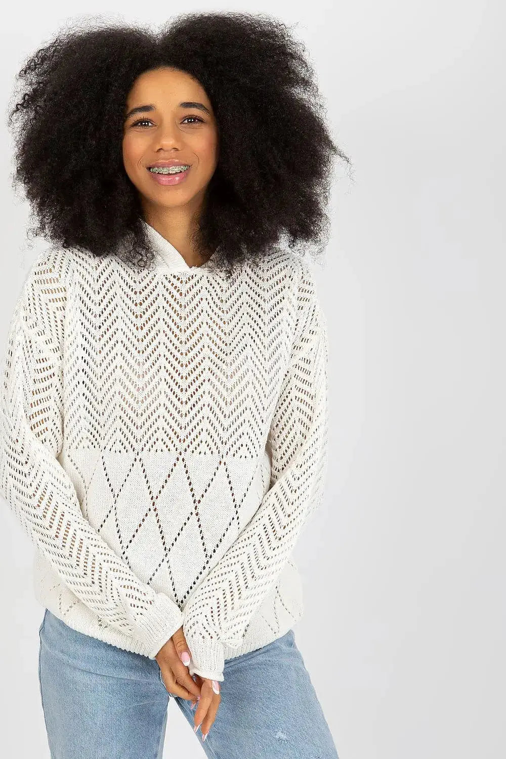 Badu summer openwork sweater