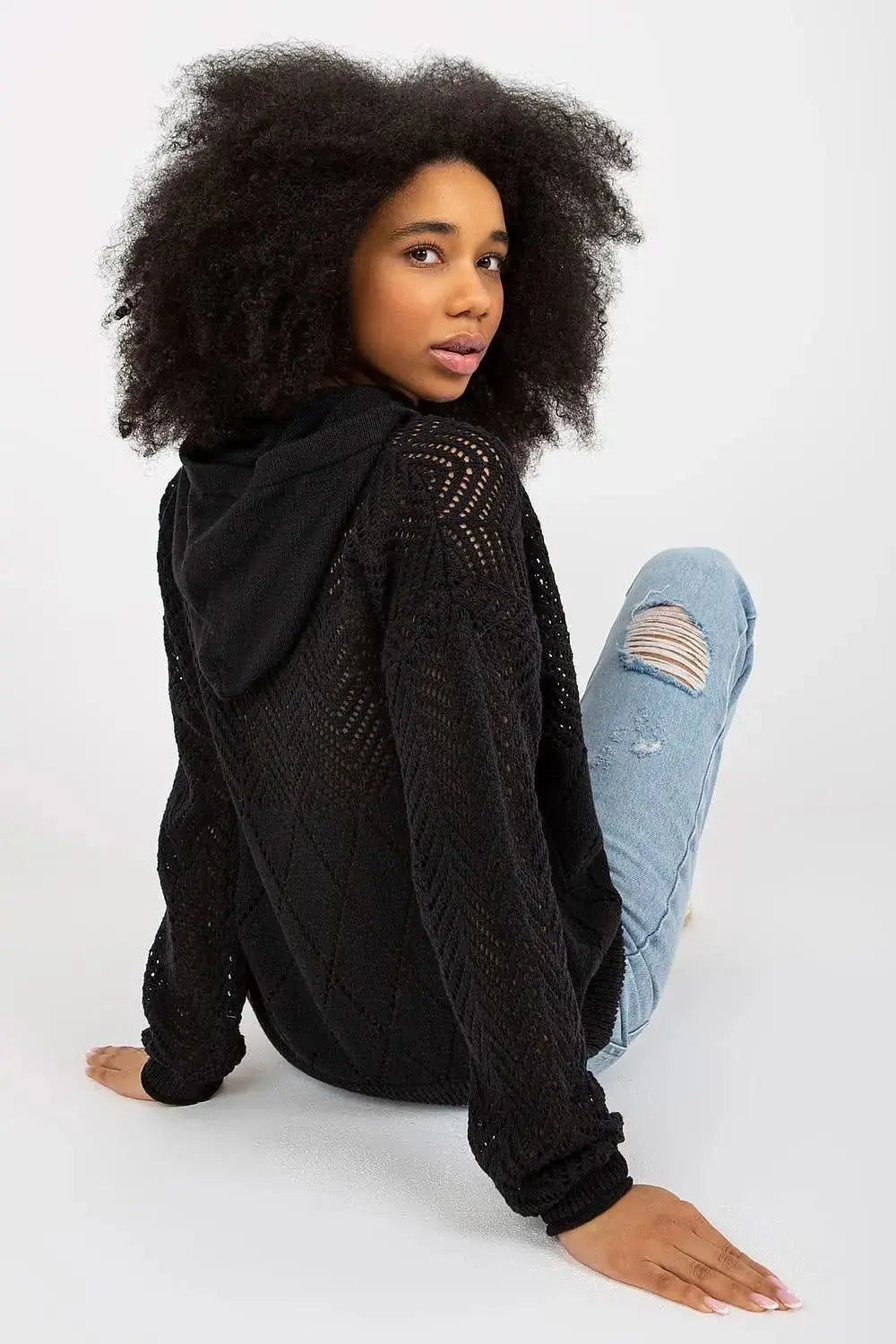 Badu summer openwork sweater