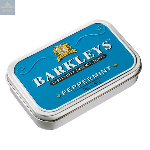 Barkleys classic peppermints in luxury tin Jag Couture Chocolates