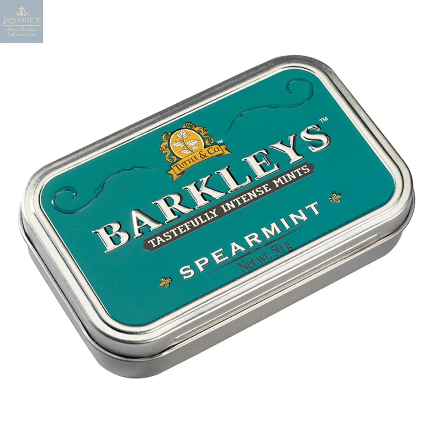 Barkleys classic spearmints in luxury tin Jag Couture Chocolates