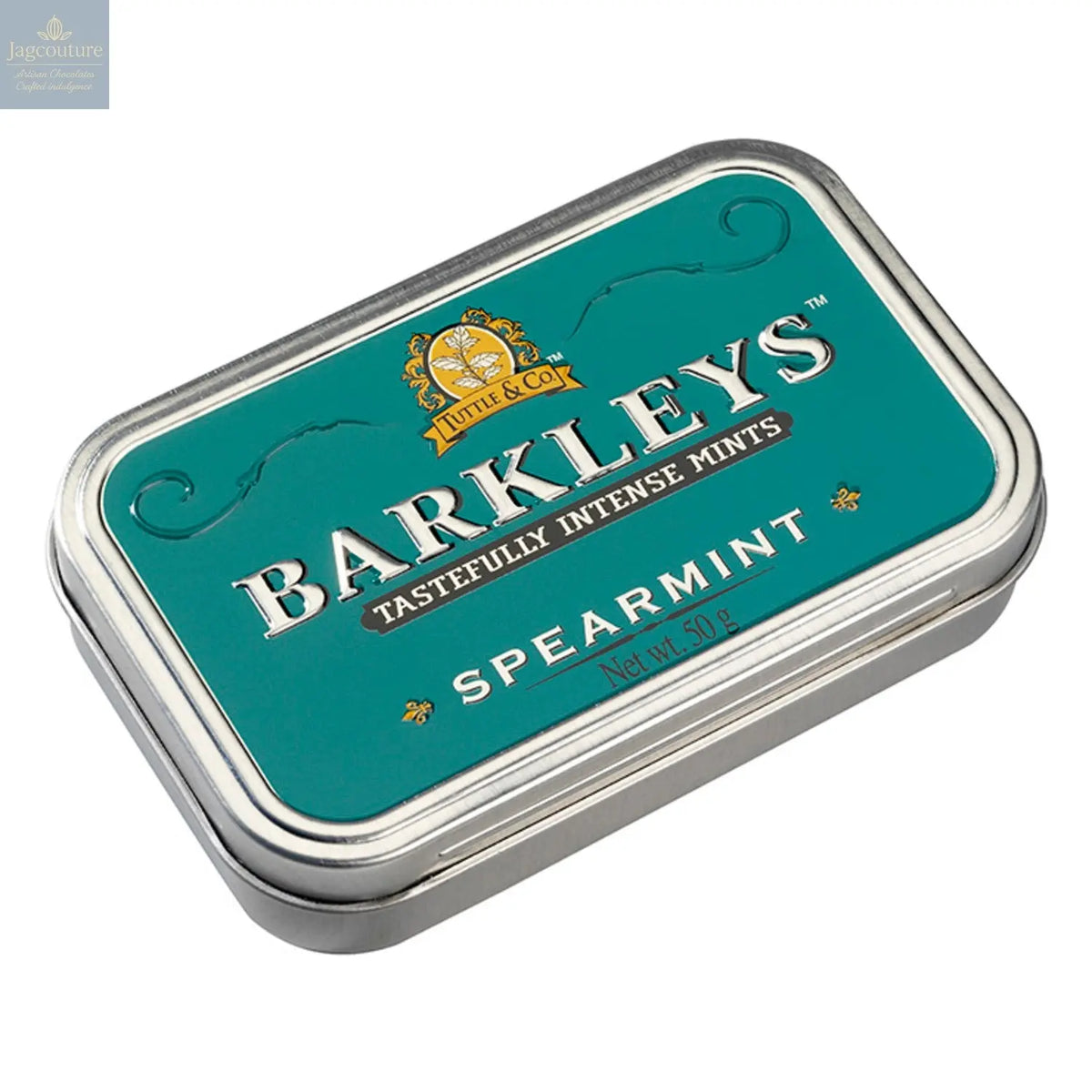 Barkleys classic spearmints in luxury tin Jag Couture Chocolates