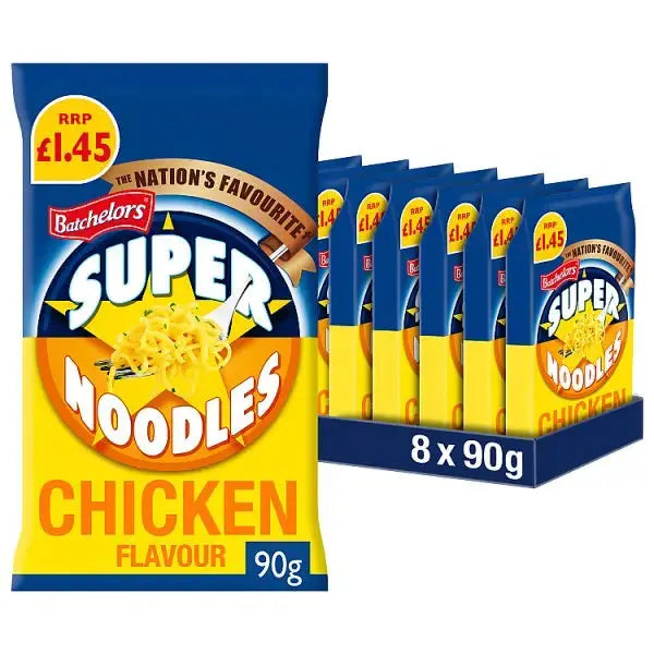 Batchelors Chicken Flavour Super Noodles 90g (Case of 8)