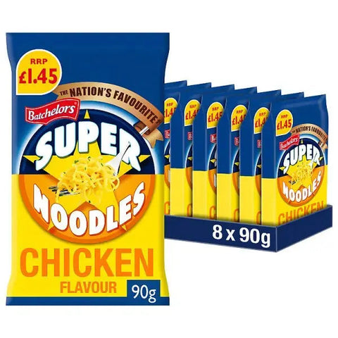 Batchelors Chicken Flavour Super Noodles 90g (Case of 8)