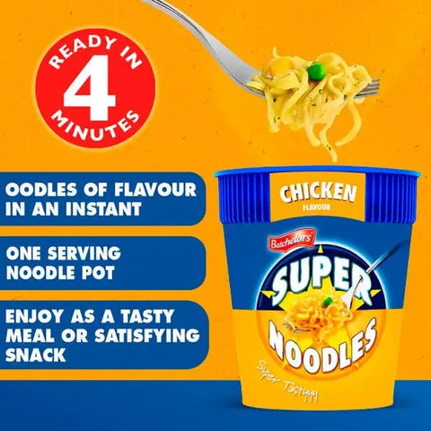 Batchelors Chicken Super Noodles 100g (Case of 6)