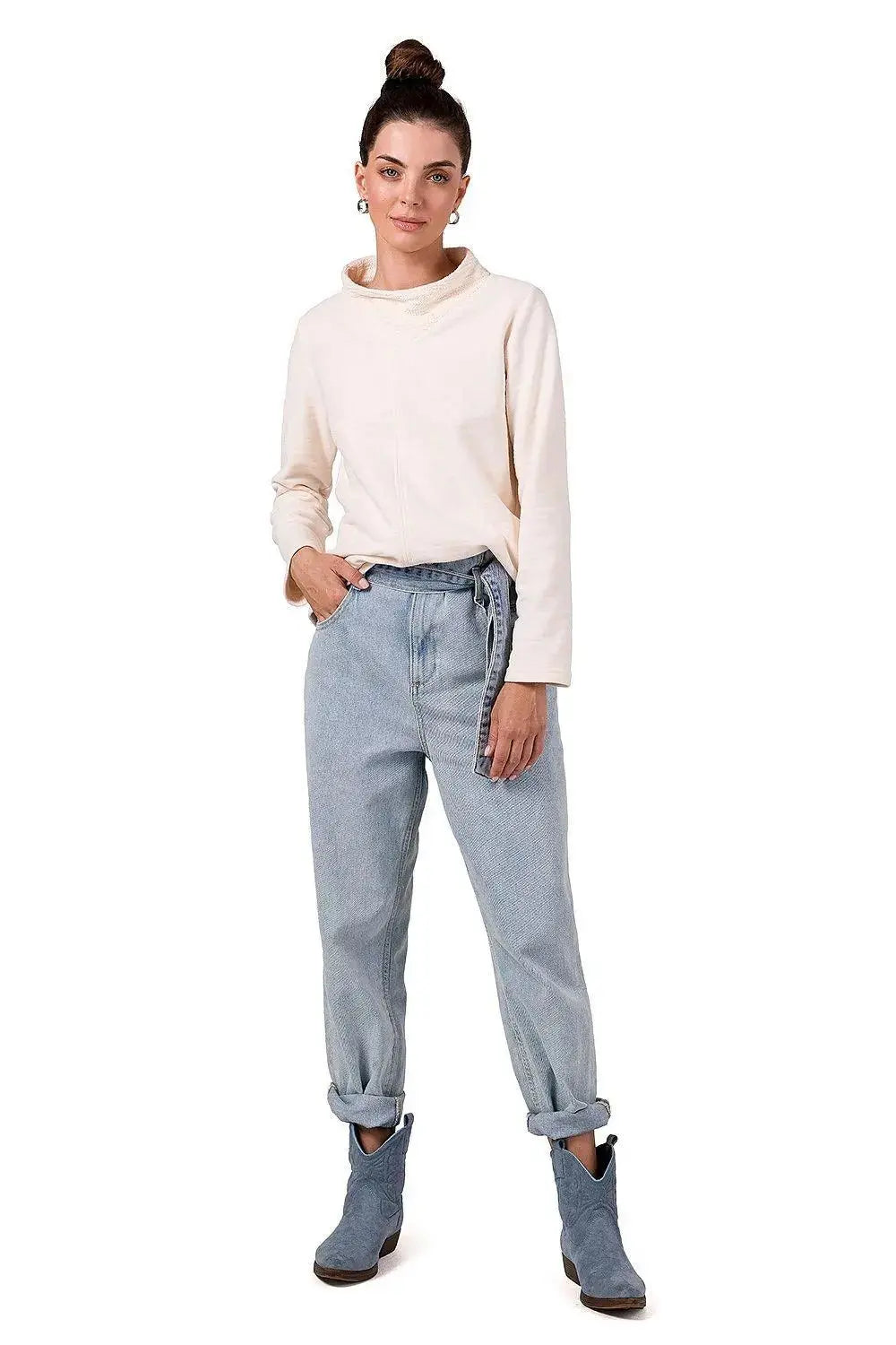 BeWear womens turtleneck sweatshirt