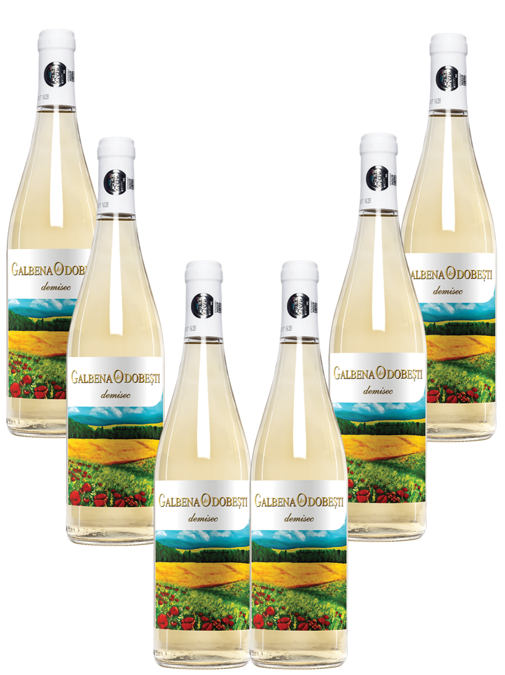Beciul Domnesc Galbena de Odobesti White Wine 6x750ml