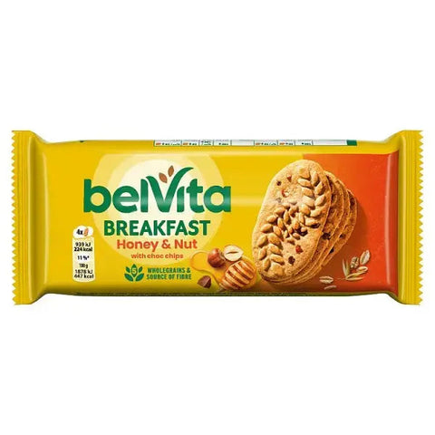 Belvita Breakfast Honey & Nut with Choc Chips 50g (Case of 20)