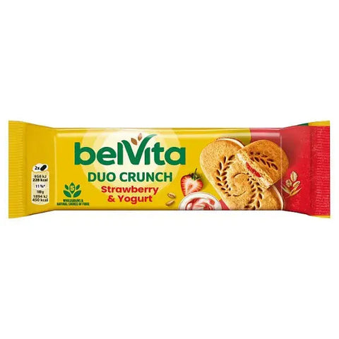Belvita Duo Crunch Strawberry & Yogurt 50.6g (Case of 18)