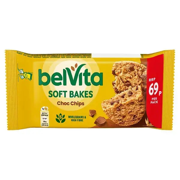 Belvita Soft Bakes Choc Chips 50g (Case of 20)