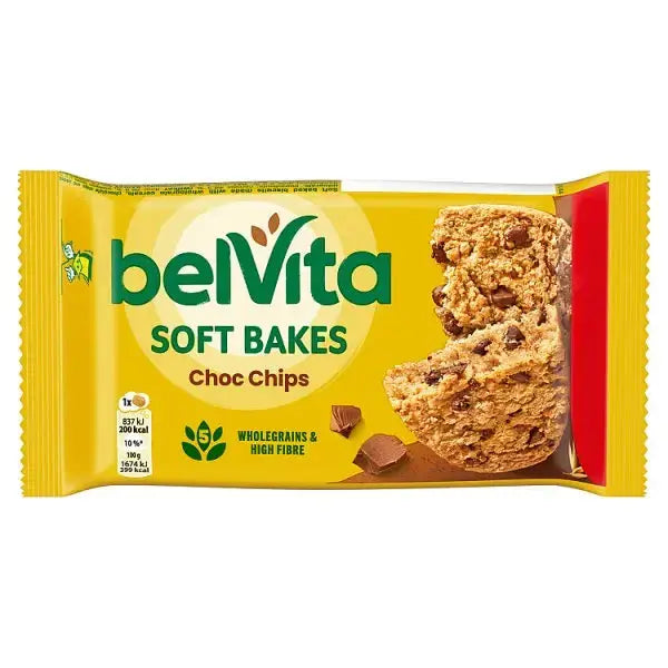 Belvita Soft Bakes Choc Chips 50g (Case of 20)
