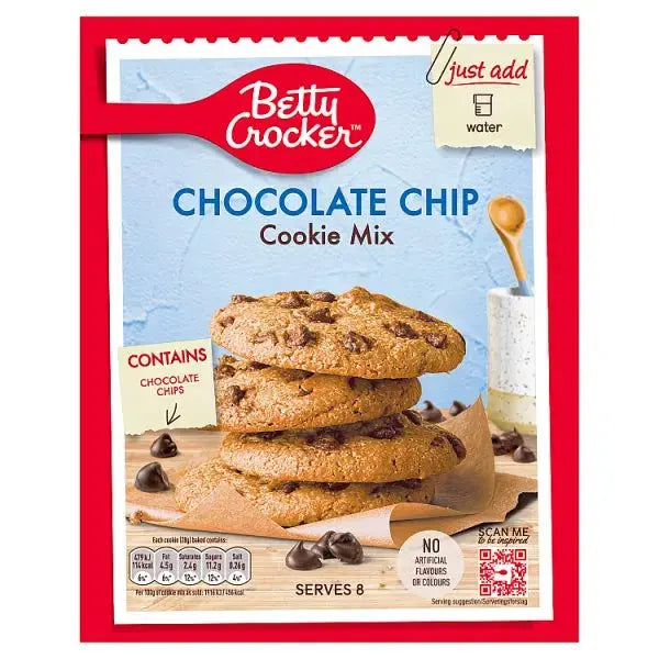 Betty Crocker Chocolate Chip Cookie Mix 200g (Case of 8)