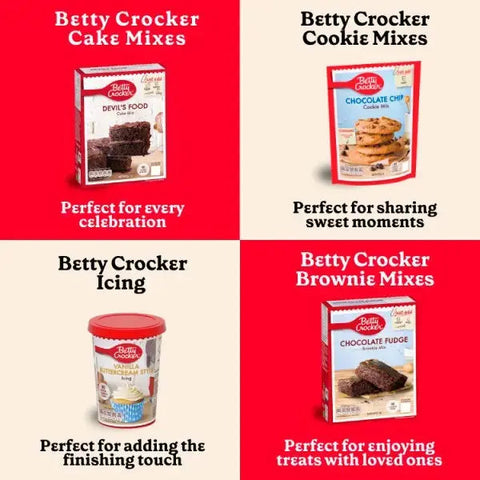 Betty Crocker Chocolate Chip Cookie Mix 200g (Case of 8)