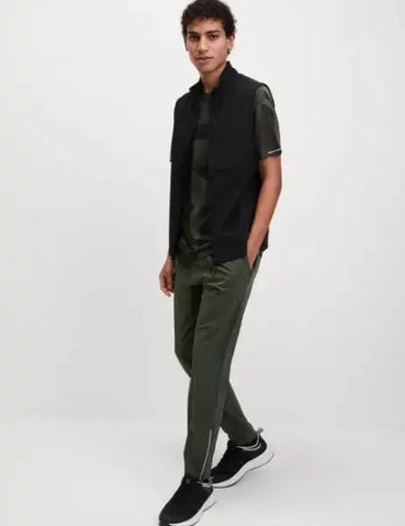 Black Woven Gilet