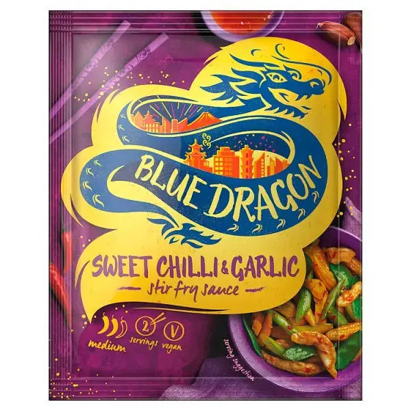Blue Dragon Sweet Chilli & Garlic Stir Fry Sauce 120g (Case of 12)