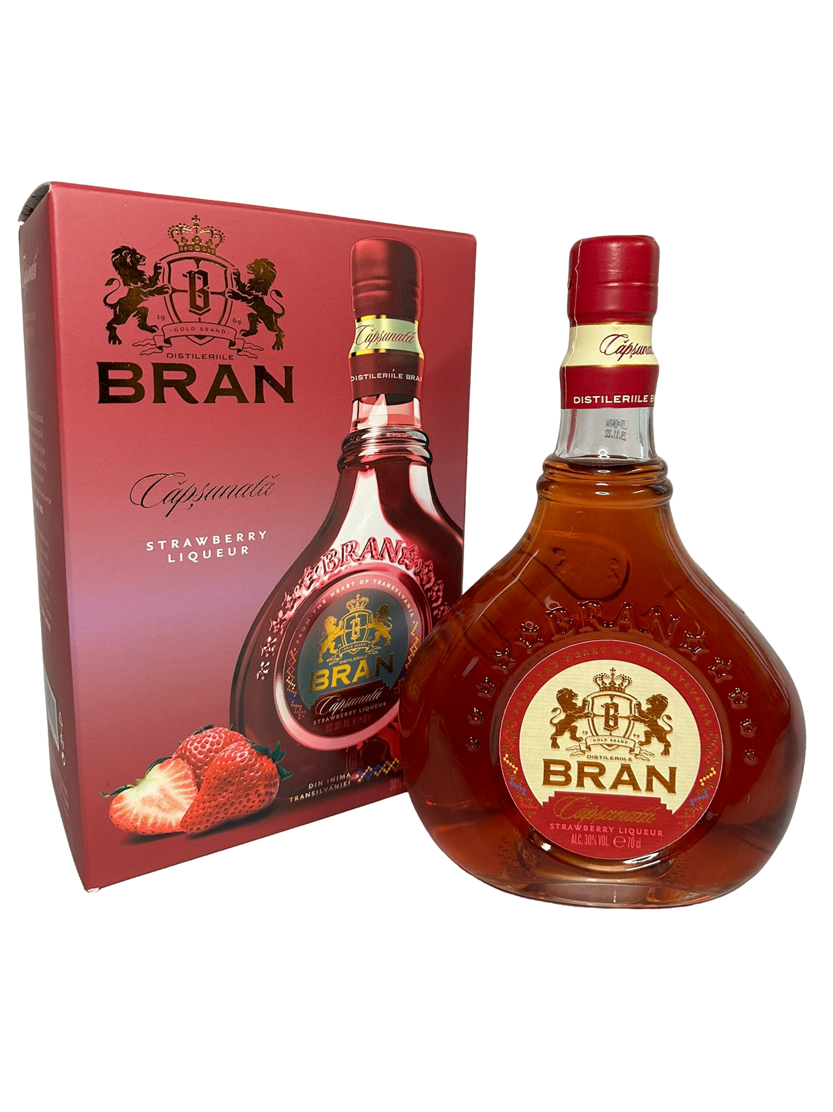 Bran Strawberry Liqueur (Capsunata) 700ml