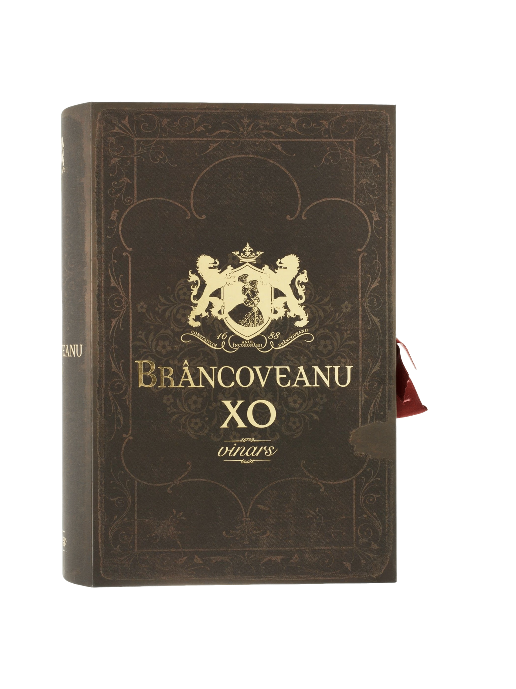 Brancoveanu XO Noble Brandy (Vinars) in a book / Brancoveanu Carte