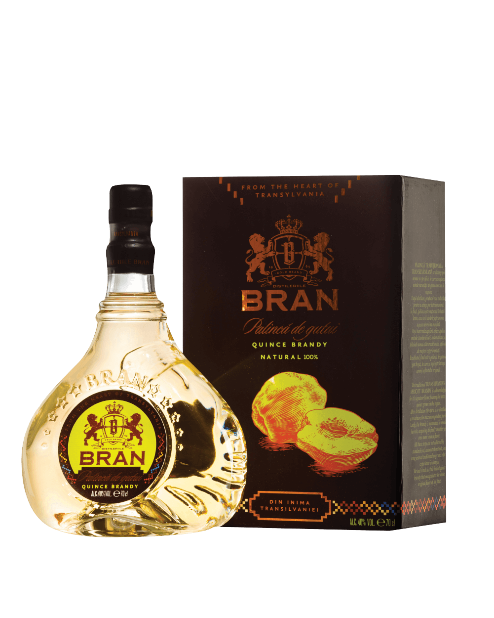 Bran Quince Brandy (Palinca gutui / Quince palinka) 700ml