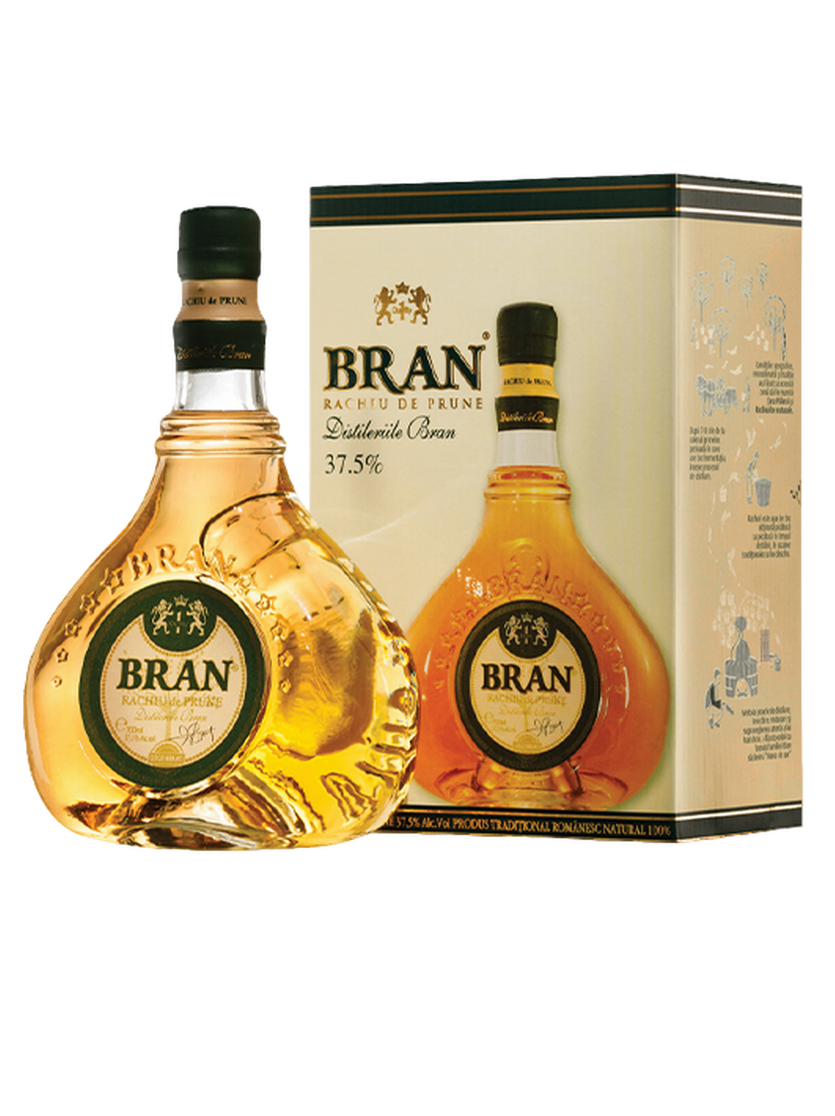 Bran Plum Schnapps (Plum Rakia / Rachiu prune) 700ml