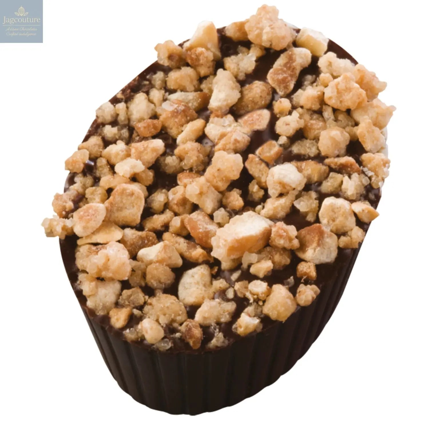 Brazilia - dark caramel with toasted nuts 16.6g - Jag Couture Chocolates