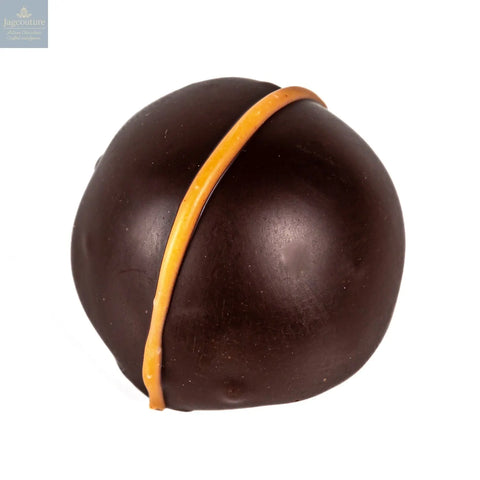 Bucks Fizz - Marc de Champagne & orange crème fraîche in dark chocolate 14g - Jag Couture Chocolates