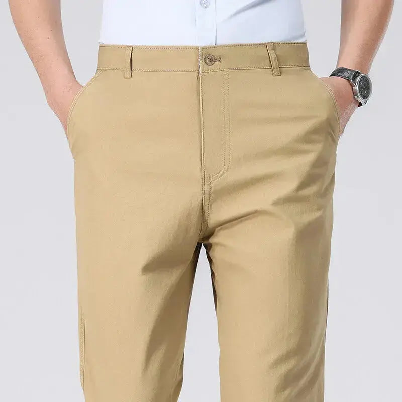 Business Casual Pants for Office (Black, Khaki, Grey, Navy, 29-40)