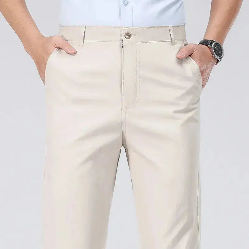 Business Casual Pants for Office (Black, Khaki, Grey, Navy, 29-40)