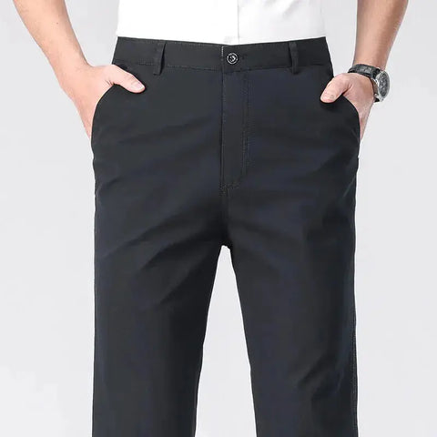 Business Casual Pants for Office (Black, Khaki, Grey, Navy, 29-40)