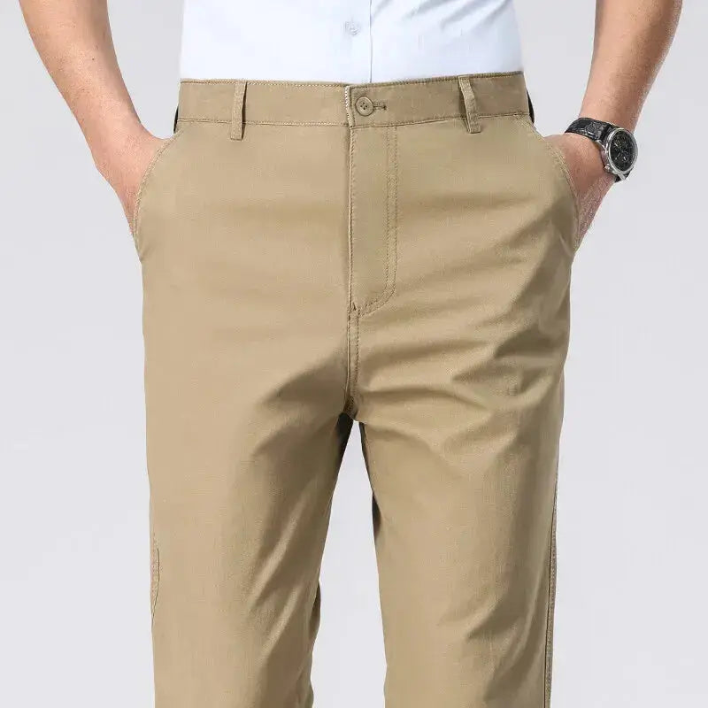 Business Casual Pants for Office (Black, Khaki, Grey, Navy, 29-40)