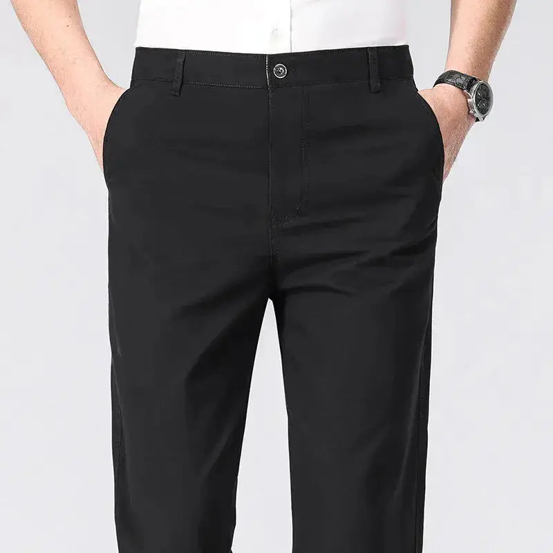 Business Casual Pants for Office (Black, Khaki, Grey, Navy, 29-40)