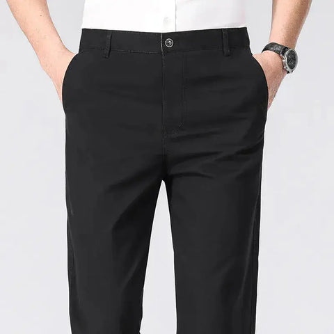 Business Casual Pants for Office (Black, Khaki, Grey, Navy, 29-40)