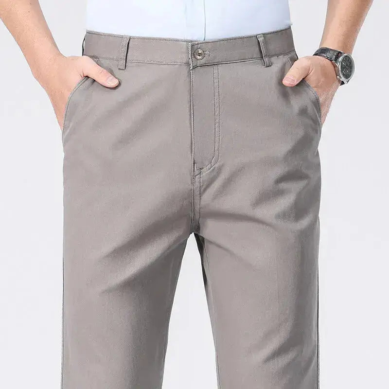 Business Casual Pants for Office (Black, Khaki, Grey, Navy, 29-40)