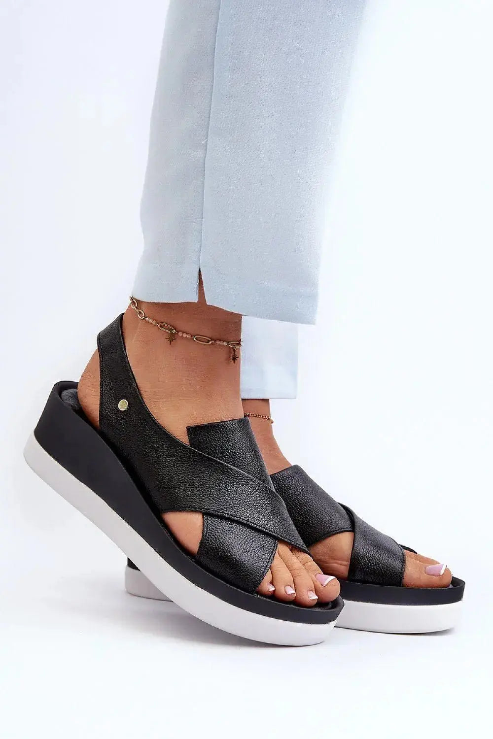 Step Into Style – Buskin Slip-On Comfort Sandals