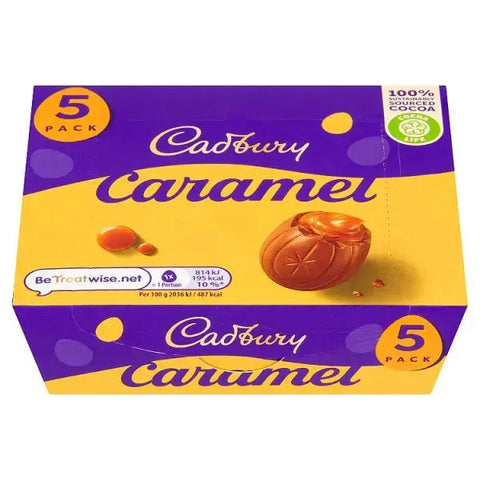 Cadbury Caramel Chocolate Egg 5 Pack 200g (case of 28)