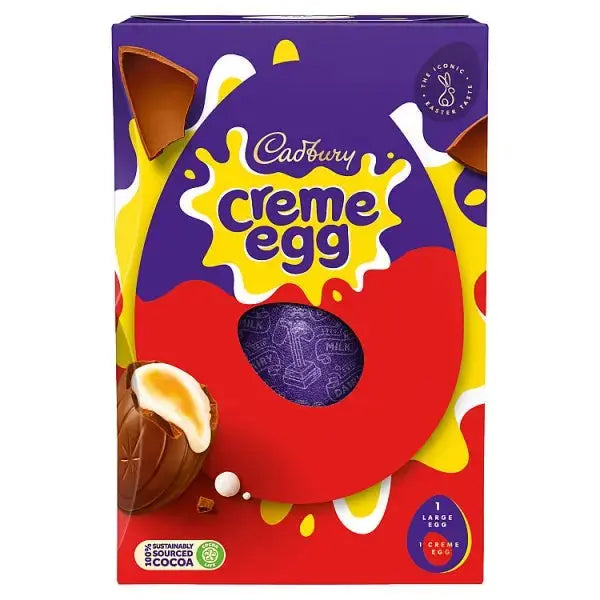 Cadbury Creme Egg Chocolate Easter Egg 195g (Case of 6)