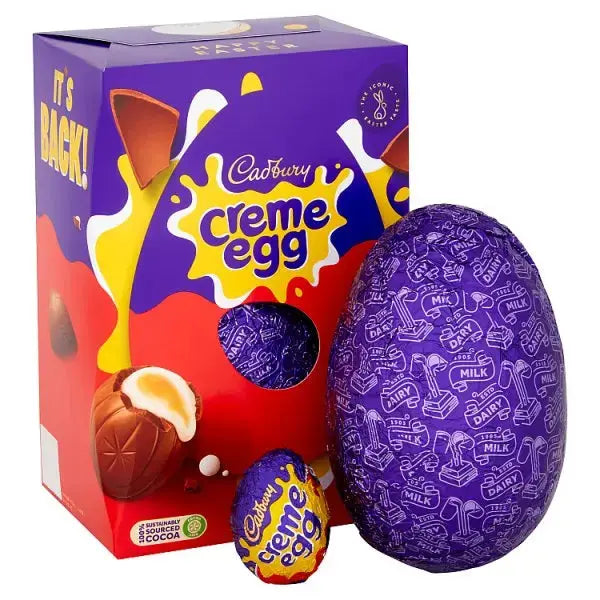 Cadbury Creme Egg Chocolate Easter Egg 195g (Case of 6)