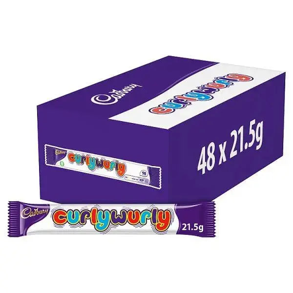 Cadbury Curly Wurly Chocolate Bar 21.5g (Case of 48)
