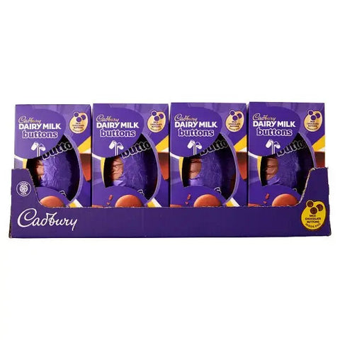 Cadbury Dairy Milk Giant Buttons Chocolate Easter Egg, 96g (Case of 12)