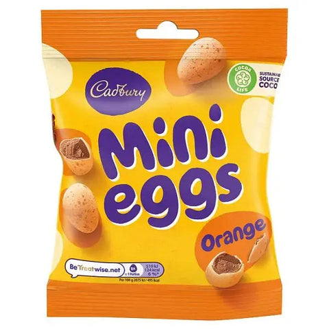 Cadbury Orange Mini Eggs 80g (Case of 24)