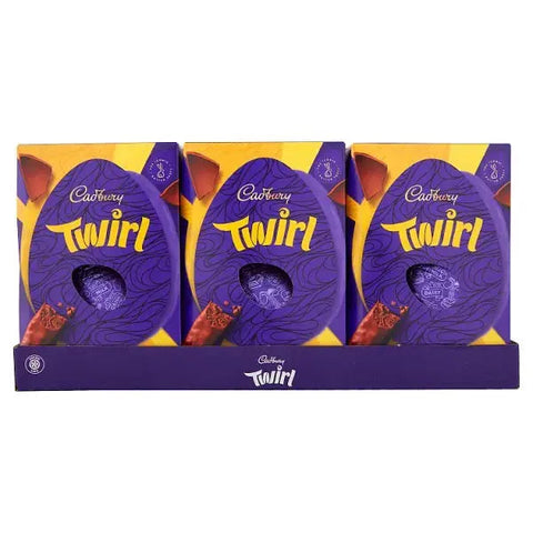 Cadbury Twirl Chocolate Easter Egg, 198g (Case of 6)