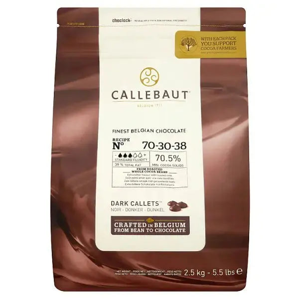 Callebaut Chocolate for Baking Drops Dark 2.5kg