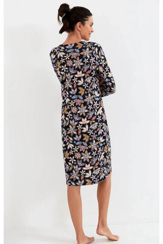 Cana classic, slim-fit cut cotton nightgown