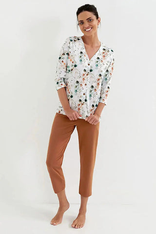 Cana shirt and pants comfortable womens pajamas