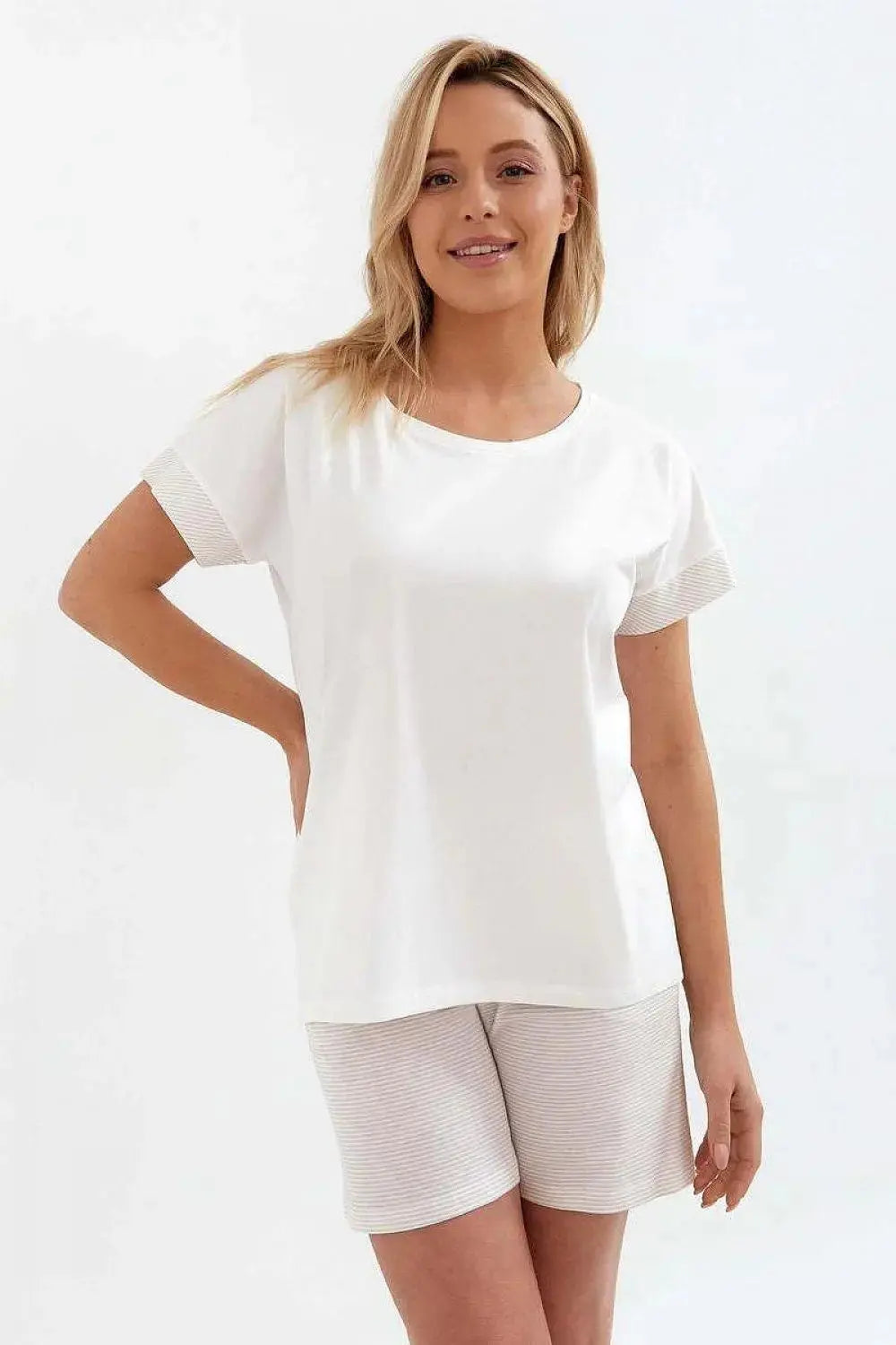 Cana shirt with short sleeves womens pajamas