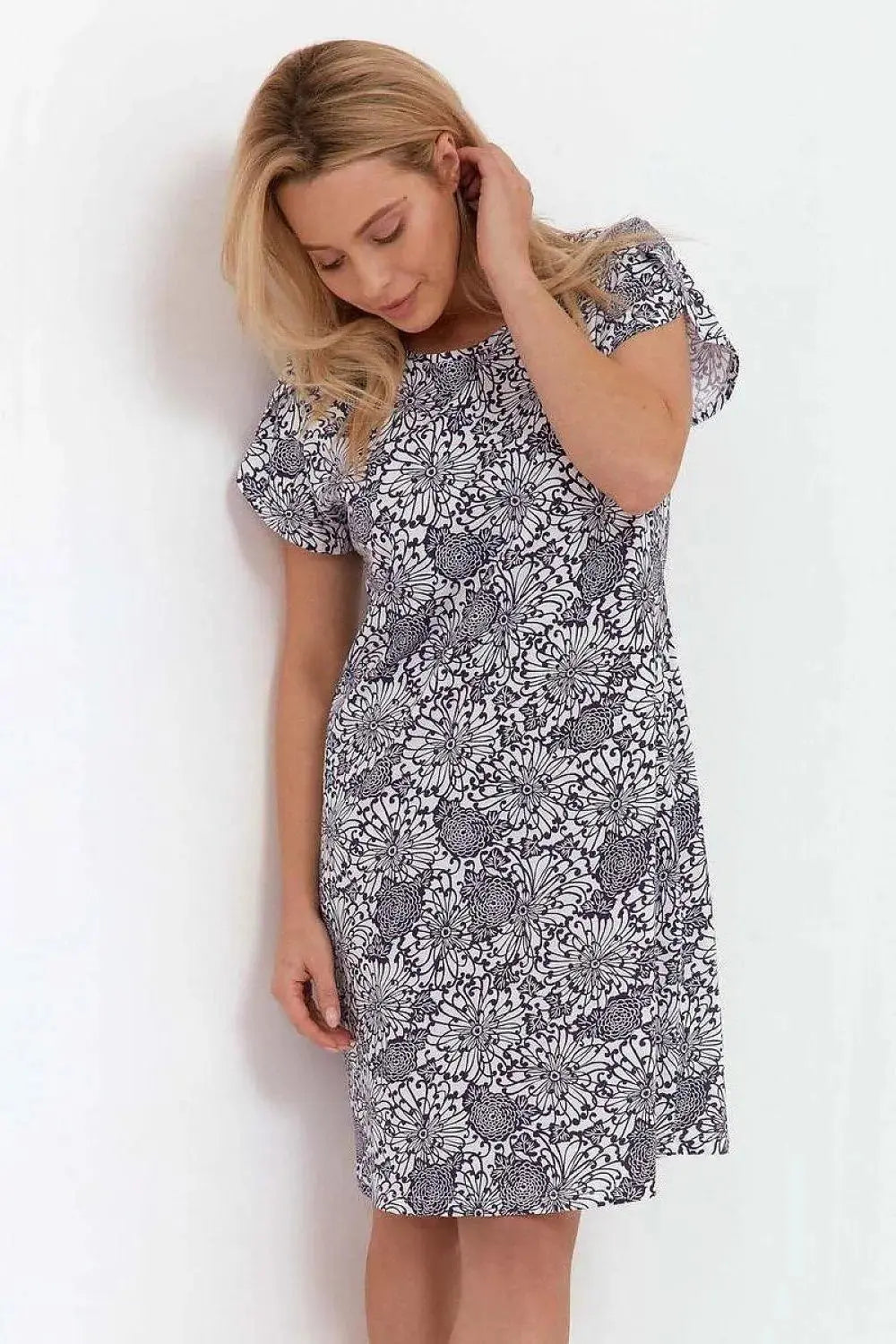 Cana soft and airy fabric womens nightgown