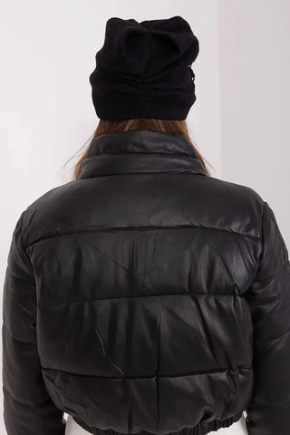 Women's Warm Winter Hat – Smooth Knit with Side Appliqué
