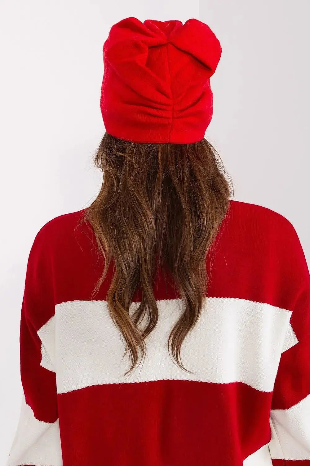 Women's Warm Winter Hat – Smooth Knit with Side Appliqué